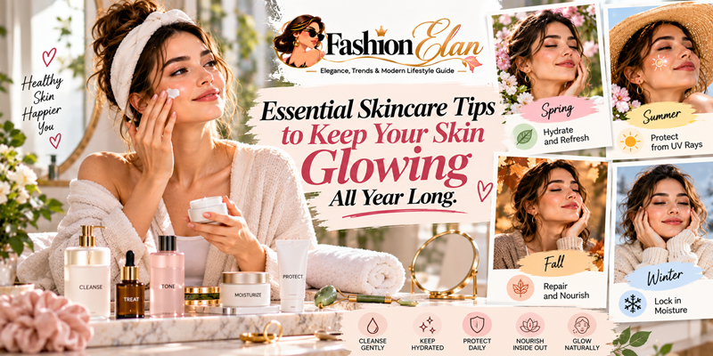 Essential Skincare Tips to Keep Your Skin Glowing All Year Long